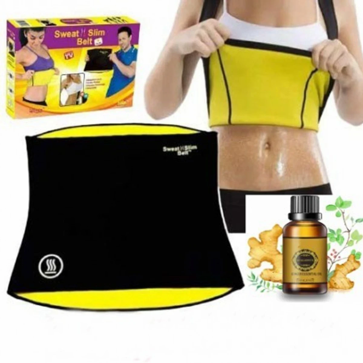 Gingeroil + Sweat slim belt